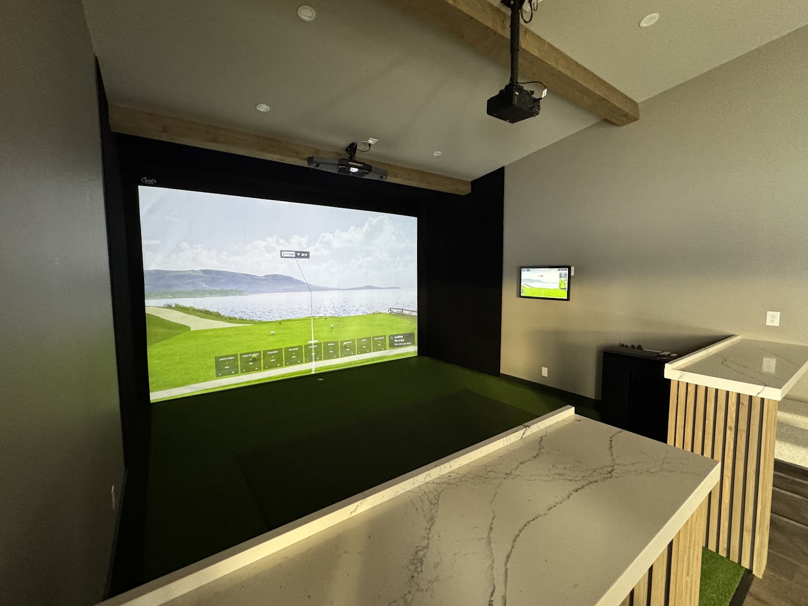 Loft & Lie Golf Simulator Installation in Howell