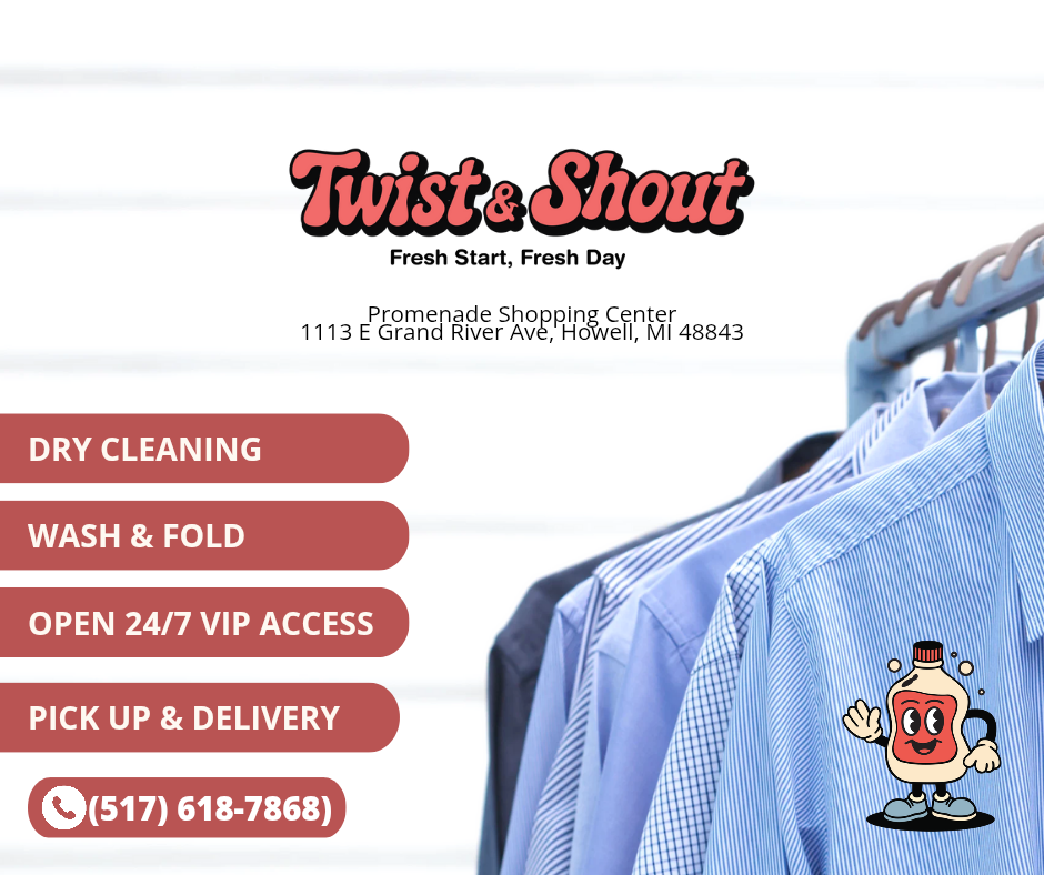 Twist & Shout 24/7 Coin Laundromat & Dry Cleaning in Howell